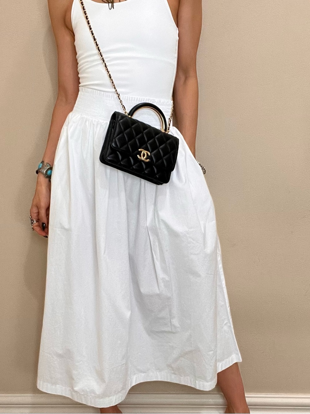 Brand New Calvin klein white maxi skirt